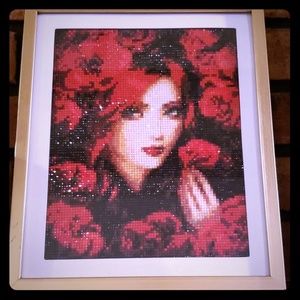 Woman painting